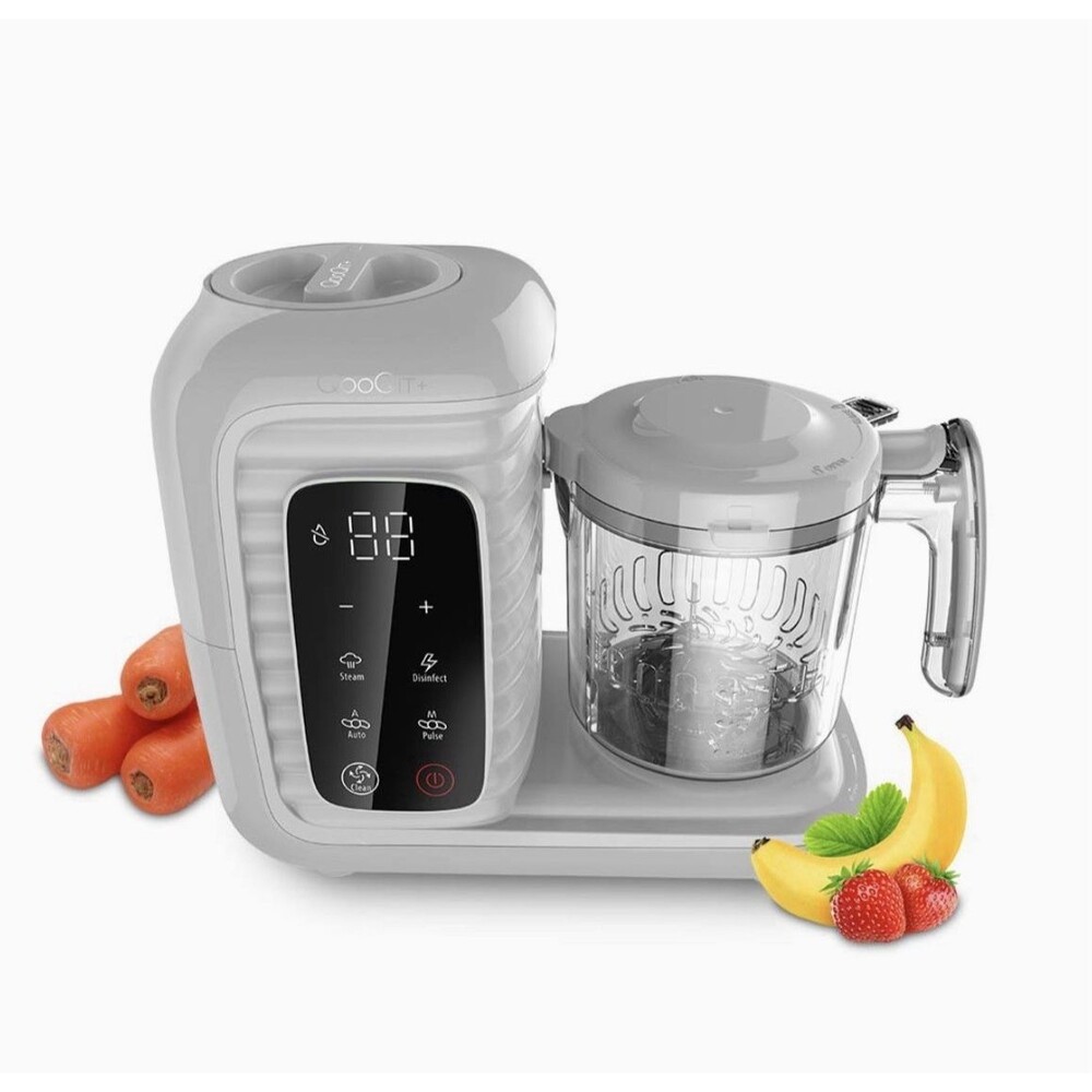 LuxxBaby QooQit+ 7-in-1 Baby Food Maker Processor Steamer Blender CLD-120V NEW